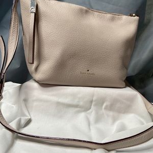 Kate Spade soft leather beige crossbody